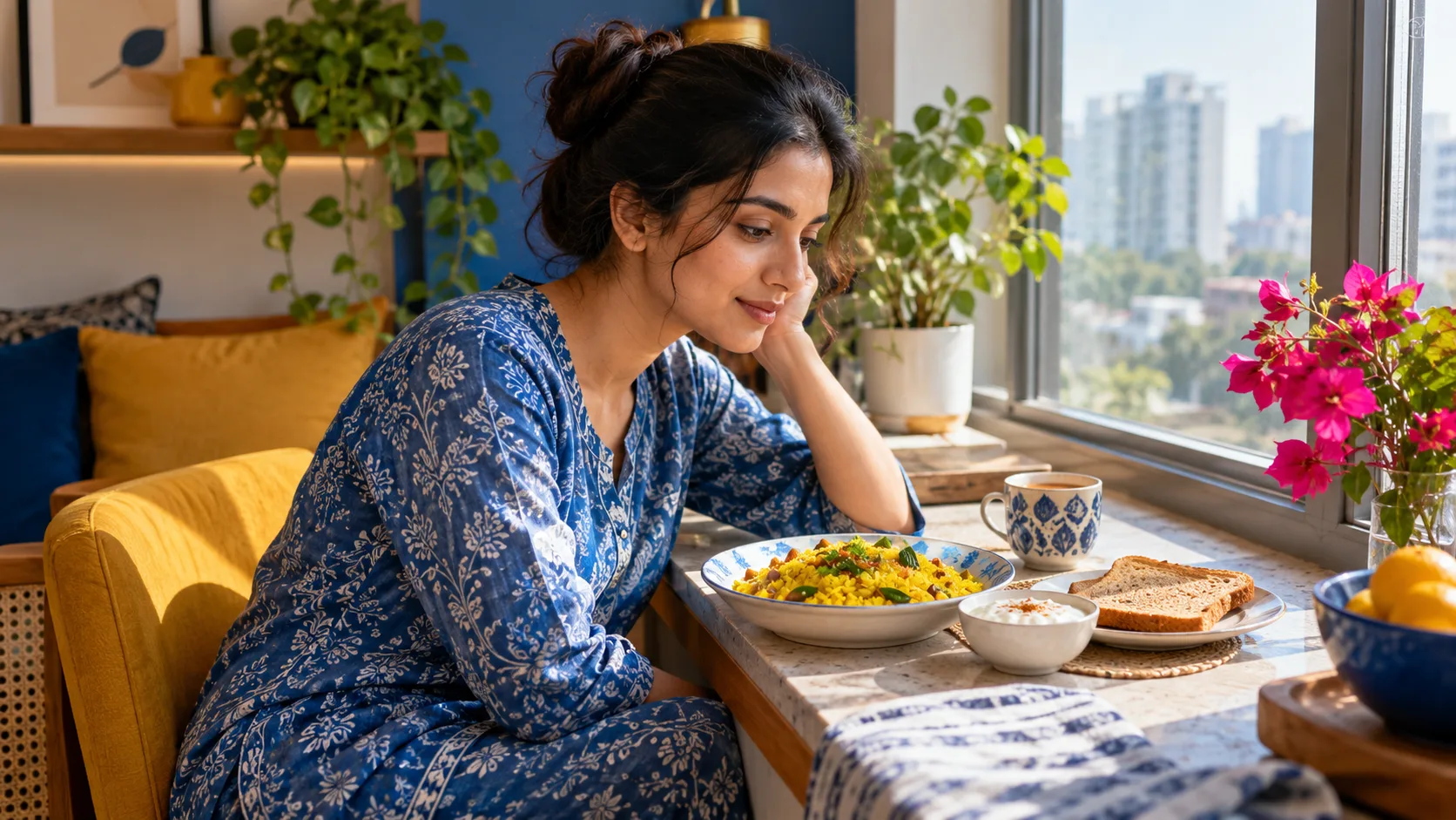 High Protein Indian Breakfast