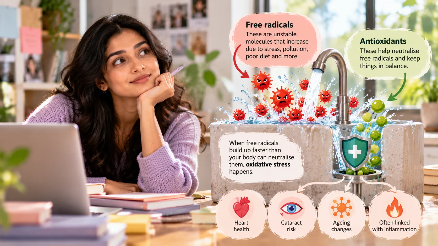 Oxidative Stress Sink Infographic