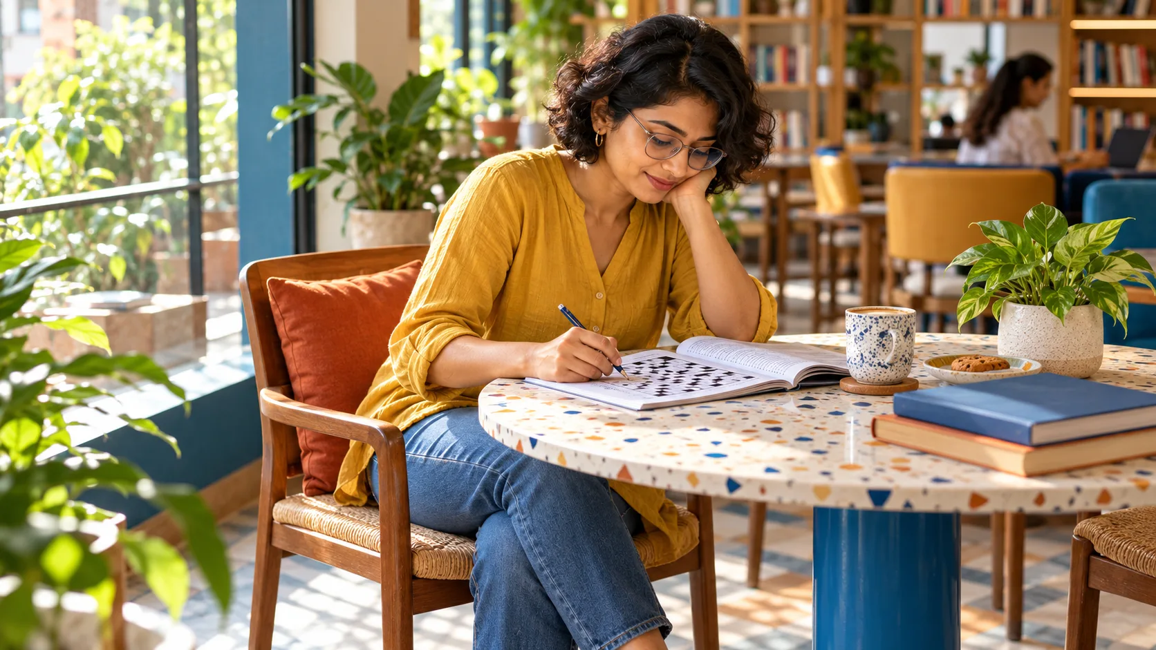 Cosy Café Crossword Moment