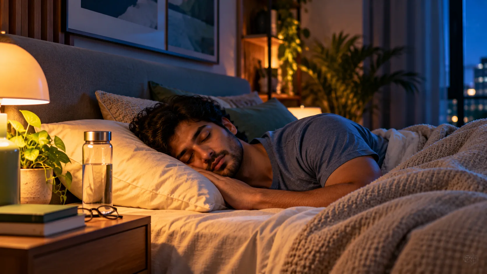 Peaceful Sleep in a Cozy Bedroom